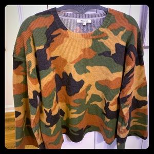 Madewell Camo Sweater - Size S